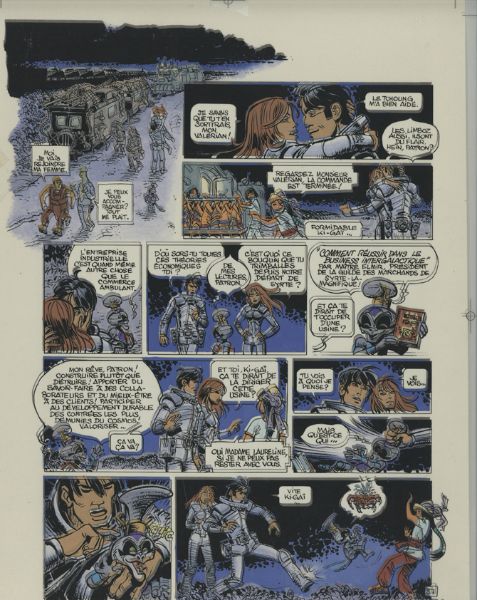 Val&eacute;rian, Tome 19, Au bord du Grand Rien, Bleu de la Planche 4