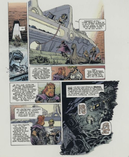 Valérian, Tome 20, L'Ordre des Pierres, Bleu de la Planche 20