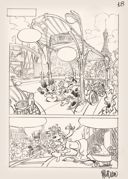 Mickey Mouse, Topolino e l'inseguimento al Grande Slam, planche 18, 2016