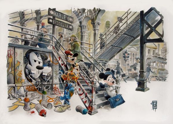 Sous le m&eacute;tro