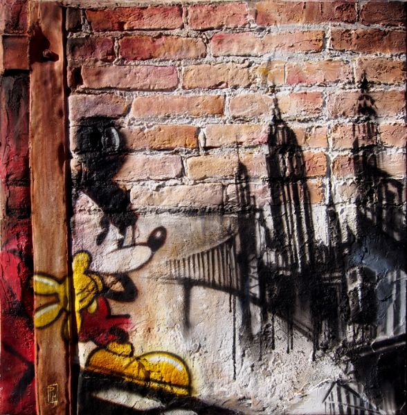 Au d&eacute;tour d'un mur