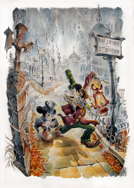 Frayeur au P&egrave;re Lachaise