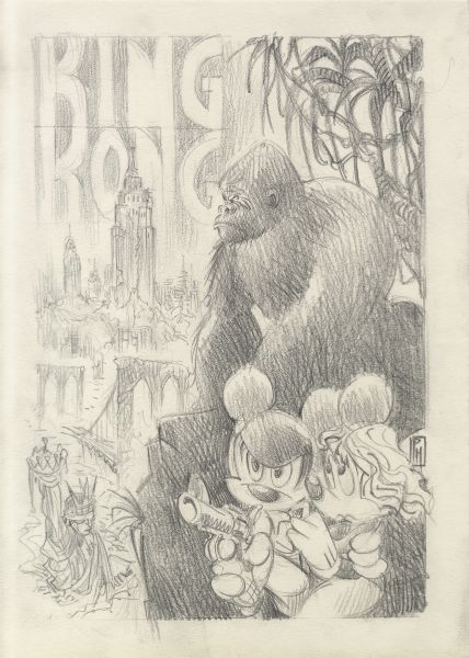 King Kong, crayonn&eacute;