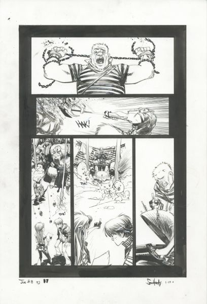 Joe the Barbarian, issue 8, page 17, 2010