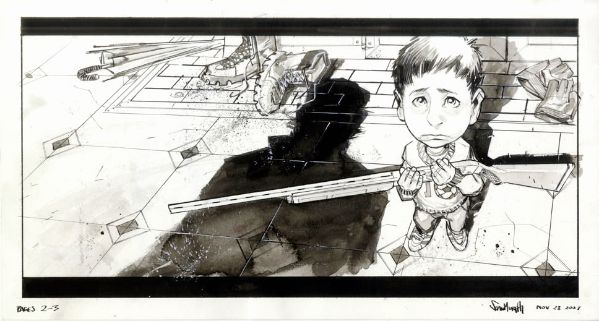 Punk Rock Jesus, test pages, page 2 et 3