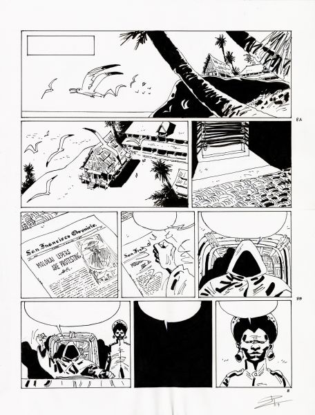 Corto Maltese, tome 15 "Le jour du Tarowean", planche 08