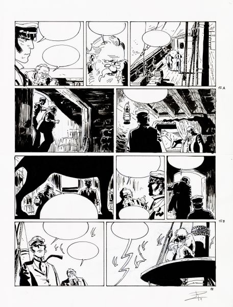 Corto Maltese, tome 15 "Le jour du Tarowean", planche 12