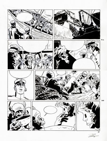 Corto Maltese, tome 15 "Le jour du Tarowean", planche 33