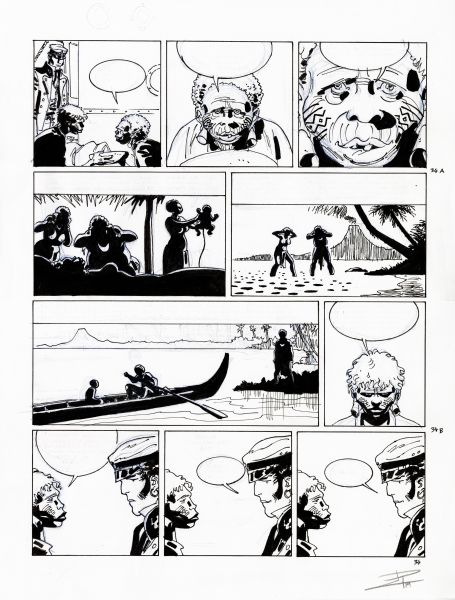 Corto Maltese, tome 15 "Le jour du Tarowean", planche 34