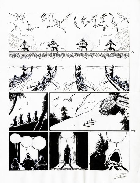 Corto Maltese, tome 15 "Le jour du Tarowean", planche 37