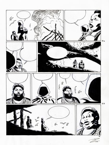 Corto Maltese, tome 15 "Le jour du Tarowean", planche 43