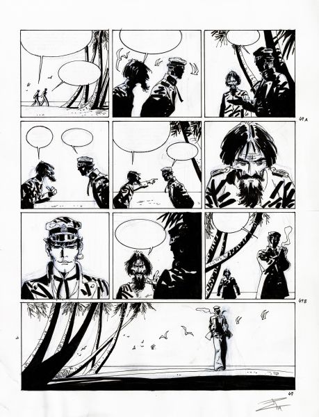 Corto Maltese, tome 15 "Le jour du Tarowean", planche 49