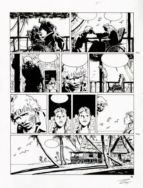 Corto Maltese, tome 15 "Le jour du Tarowean", planche 51