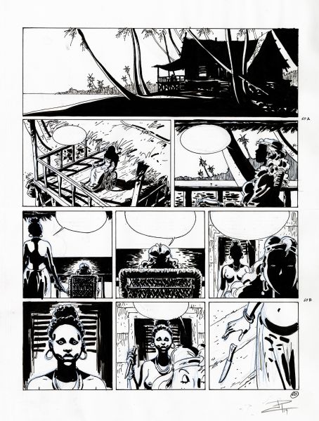 Corto Maltese, tome 15 "Le jour du Tarowean", planche 60