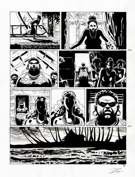 Corto Maltese, tome 15 "Le jour du Tarowean", planche 61