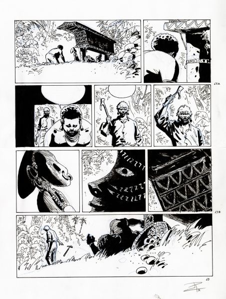 Corto Maltese, tome 15 "Le jour du Tarowean", planche 63