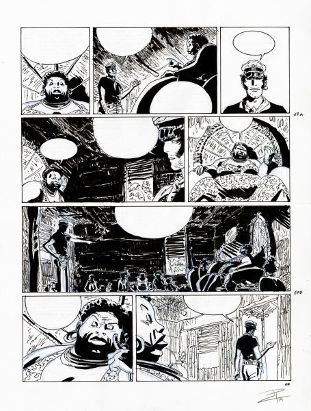 Corto Maltese, tome 15 "Le jour du Tarowean", planche 67