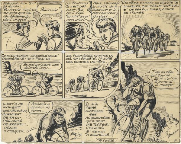 Chouchou le roi de la petite reine, sc&egrave;ne de montagne