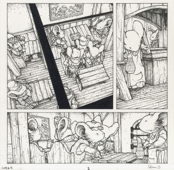 Mouse Guard, Issue 03, Page 01
