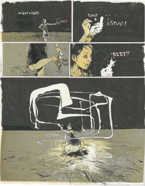 NIght Light, dessin pour Visionnaire magazine, 2001