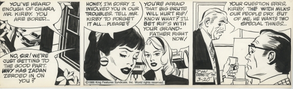 Rip Kirby, strip du 20 mars 1986