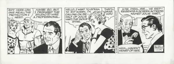 Rip Kirby, strip du 19-11-1990