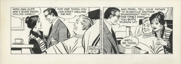 Rip Kirby, strip du 04.02.1989