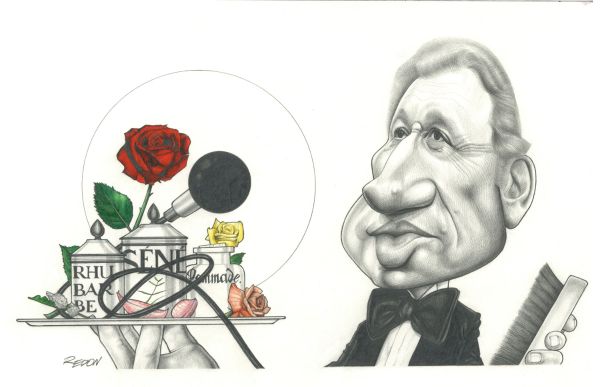 Carricature Michel Drucker