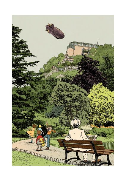 Au pied du Roule Palace, New Cherbourg Stories, T.2 : Le Silence des grondins, Tirage unique