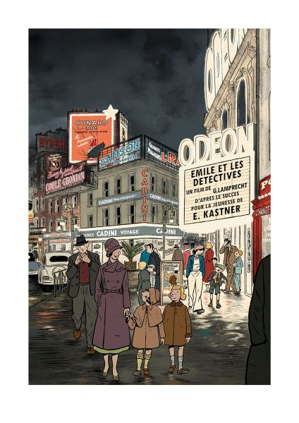 Un soir, Sortie de l'Od&eacute;on, New Cherbourg Stories, T.2 : Le Silence des grondins, Tirage unique