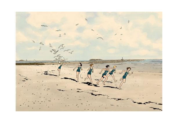 Jour d'entra&icirc;nement. Plage de Collignon, New Cherbourg Stories, T.2, Tirage unique