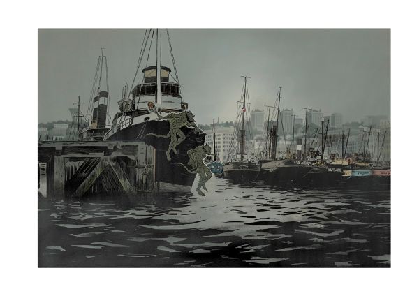 Un filet d'Oranges, New Cherbourg Stories, T.2 : Le Silence des grondins, Tirage unique