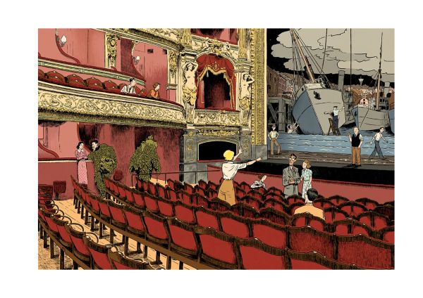 R&eacute;p&eacute;tition au th&eacute;&acirc;tre, New Cherbourg Stories, T.2 : Le Silence des grondins, Tirage unique