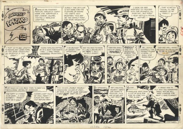 Johnny Hazard, sunday du 9 octobre 1966
