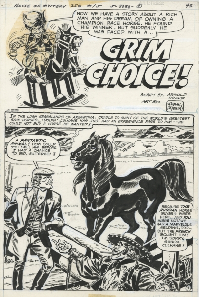 Grim Choice !, histoire complète de 8 pages
