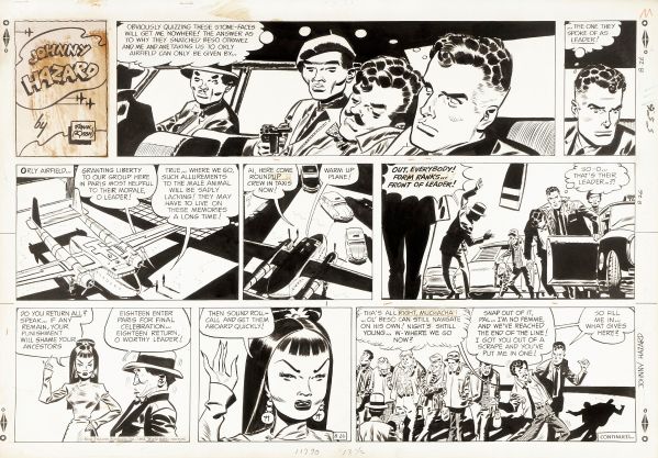 Johnny Hazard, Sunday du 26 août  1962