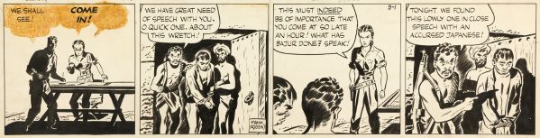 Scorchy Smith, strip du 1 septembre 1942