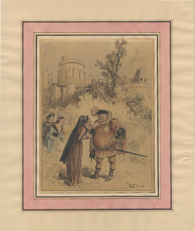 Couverture original art Les Joyeuses Commères de Windsor