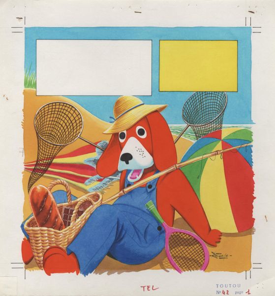 Couverture TOUTOU Journal sp&eacute;cial vacances