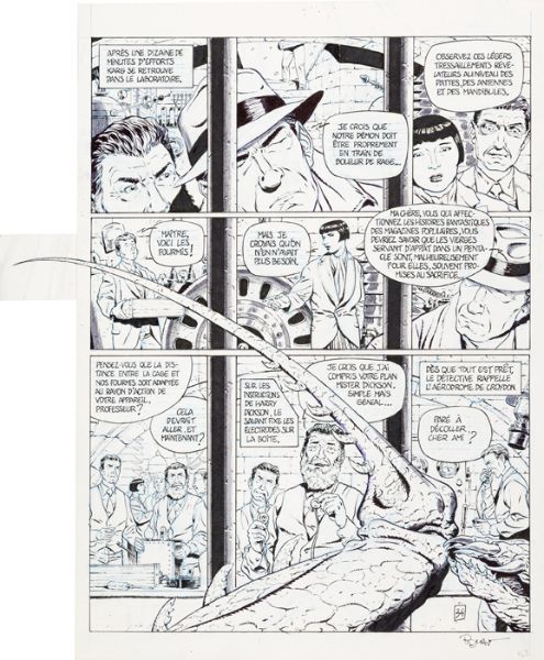 Harry Dickson Tome 2 Le Démon de Whitechapel, Planche 34, 1994