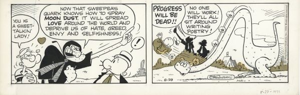 Popeye, strip du 28.08.1971