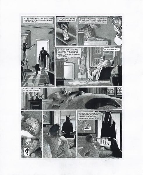 Blake & Mortimer version alternative planche 33