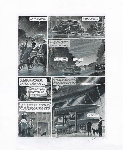 Blake & Mortimer version alternative planche 39