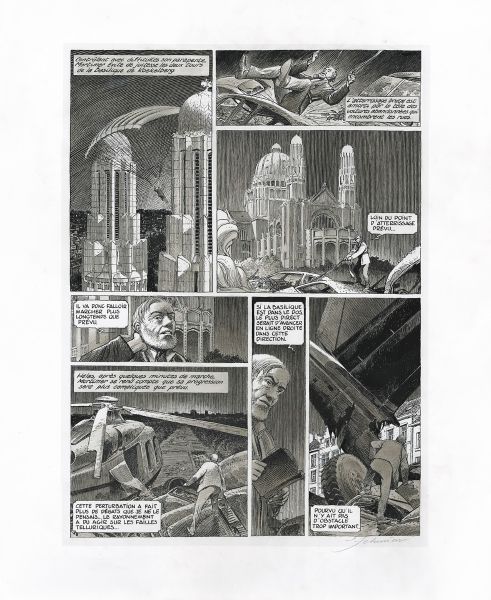 Blake & Mortimer version alternative planche 43