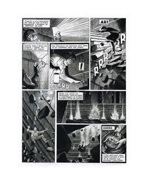 Blake & Mortimer version alternative planche 58