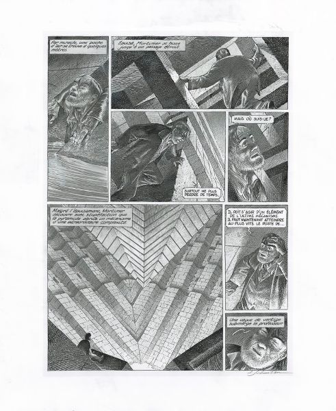 Blake & Mortimer version alternative planche 84