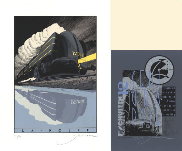 La Douce, Ensemble de deux s&eacute;rigraphies