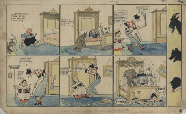 Adventures of Viola and Vivian, Moitié d'un sunday de 1900-1910