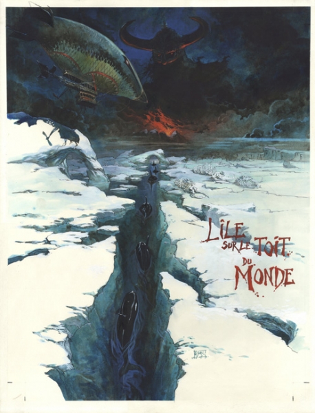 couverture l'Ile sur le toit du monde