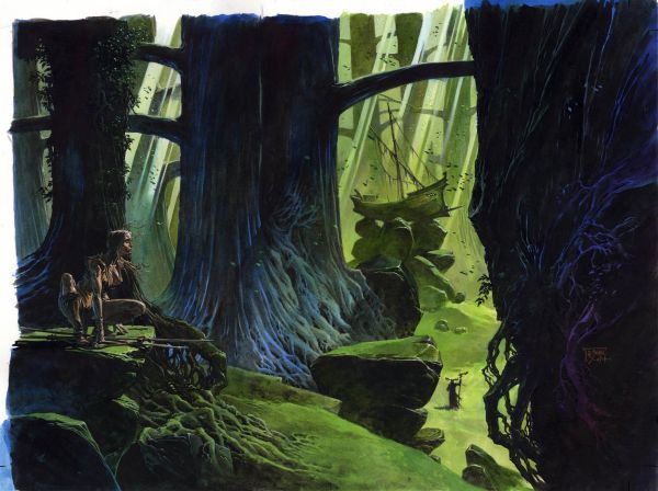 Double couverture, Les Mythagos (Robert Holdstock, ed.Denoel)